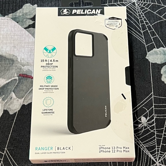 NIB PELICAN DUEL LAYER SLIM PROTECTION BLACK RANGER IPHONE 13 PRO MAX CASE - Picture 1 of 2